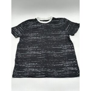 Modern Culture Mens Medium T Shirt‎ Striped Casual Shoulder Pocket Tee